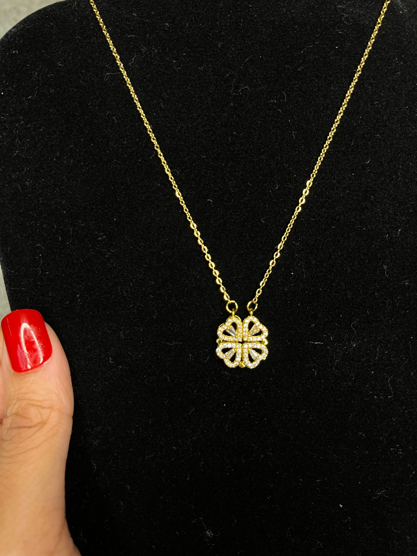 Clover Heart Necklace