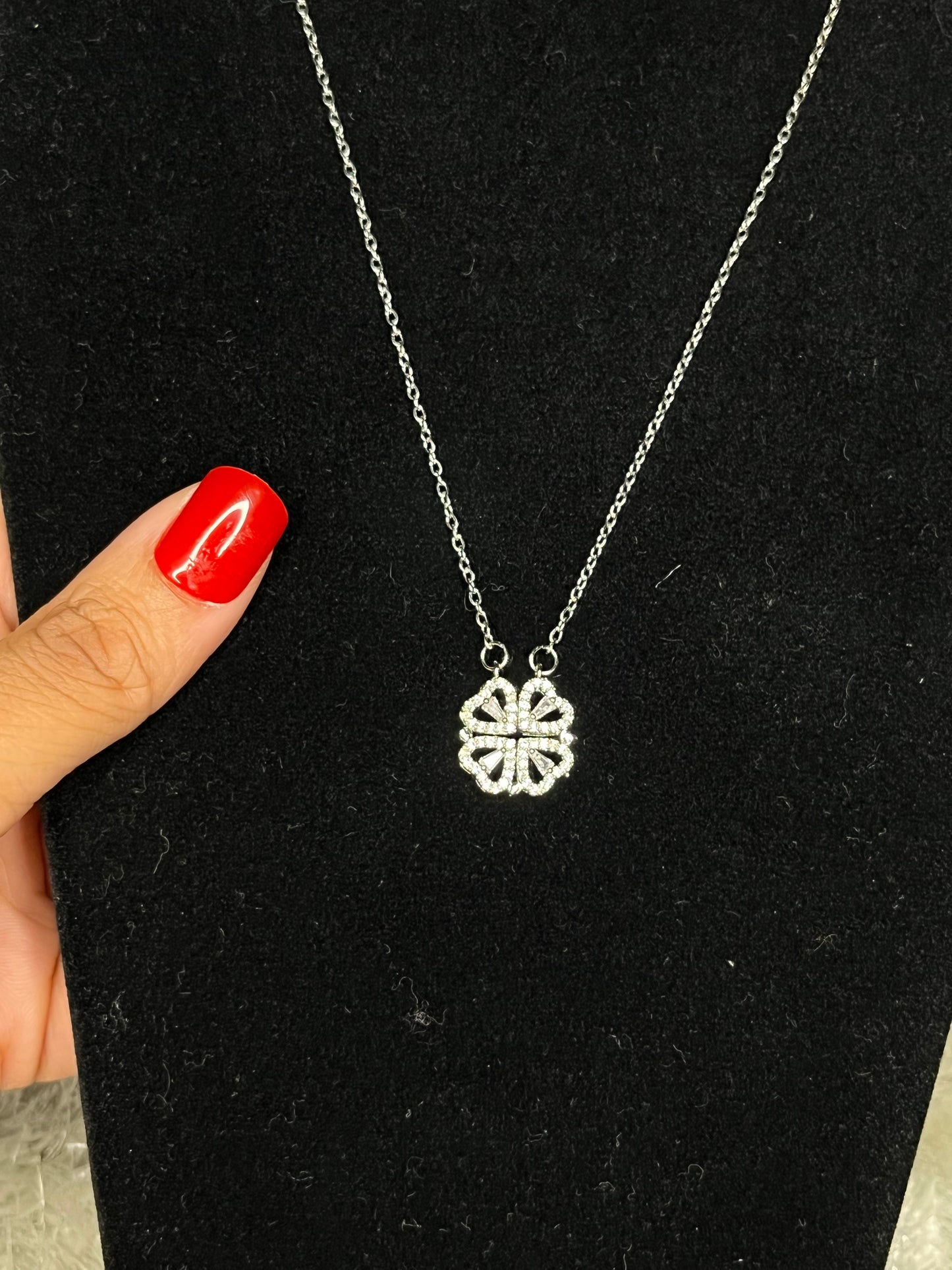 Clover Heart Necklace