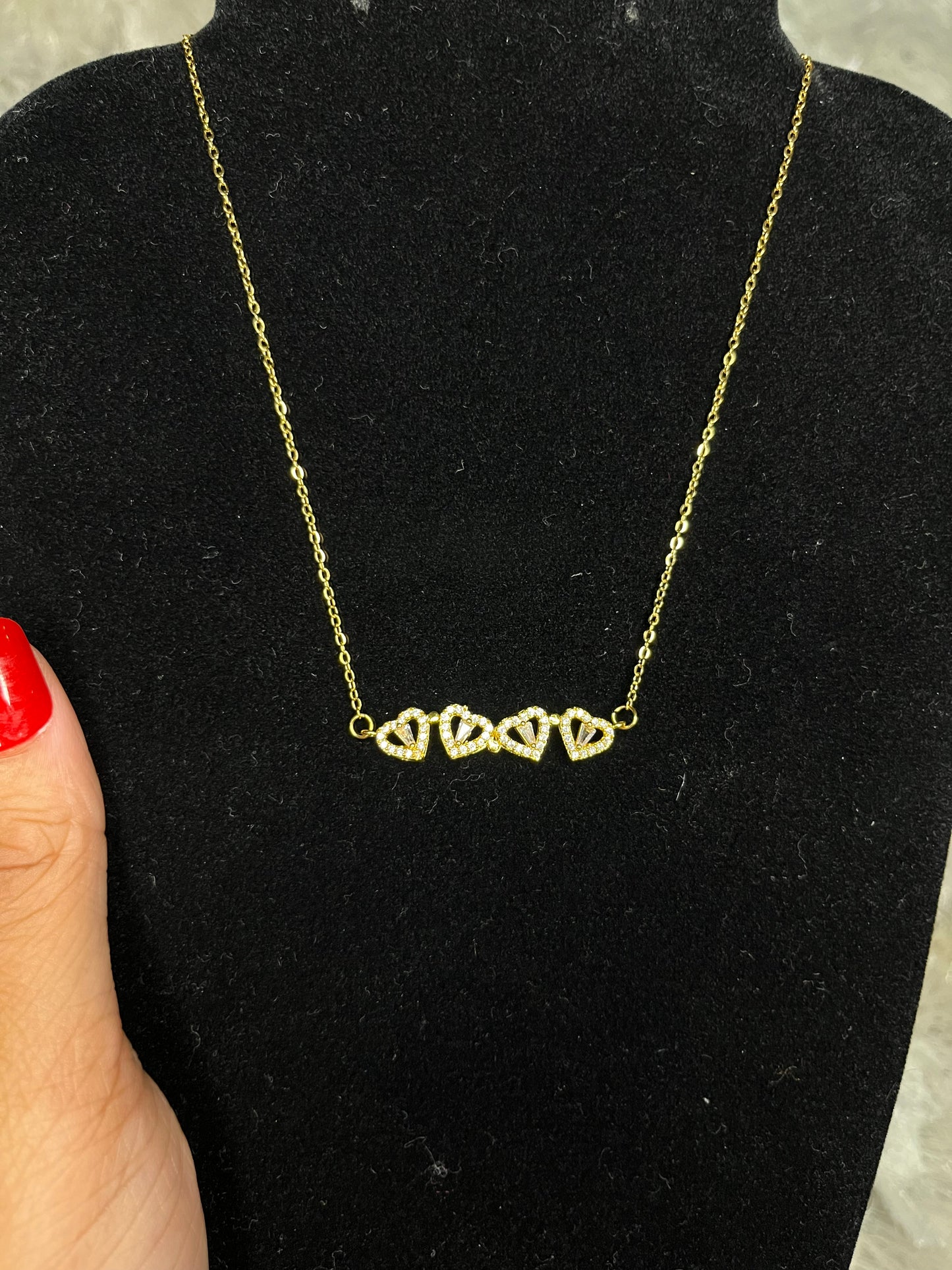 Clover Heart Necklace