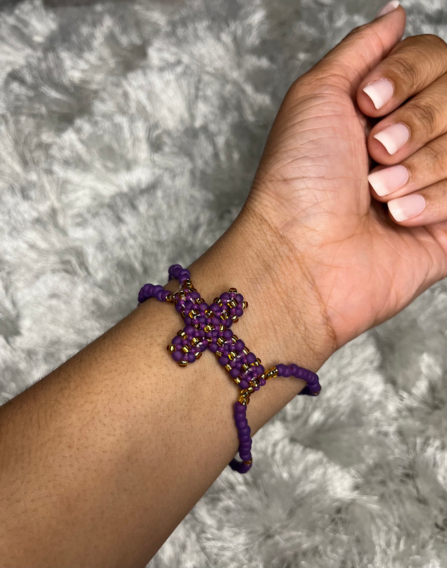 Cross Beaded Bracelets